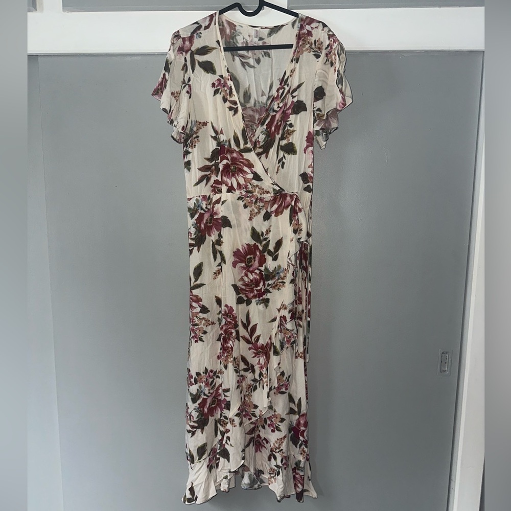 Floral Wrap Dress